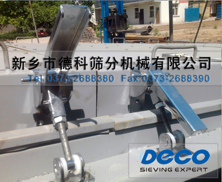 精細篩分機上蓋老式把手